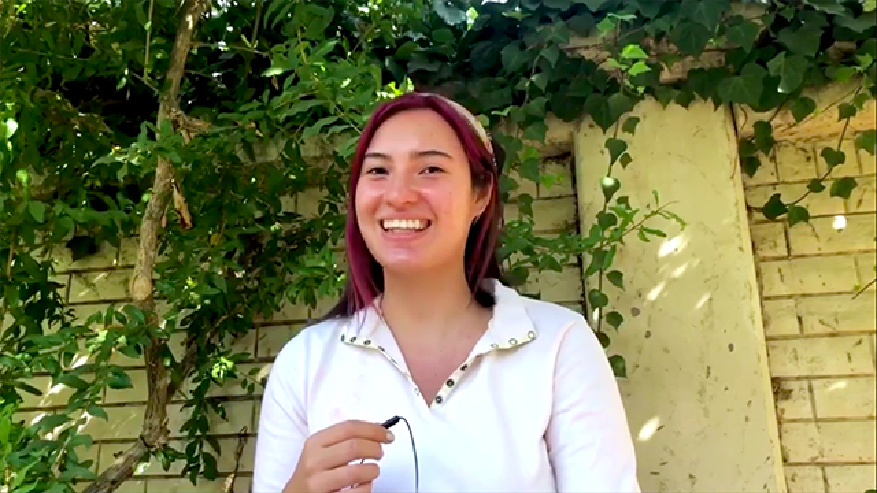 Senior International Agriculture Development major Eleanor Haworth created a pre-recorded video to discuss her research in the Department of Plant Sciences for this year’s socially-distanced Undergraduate Research Week. Eleanor Haworth